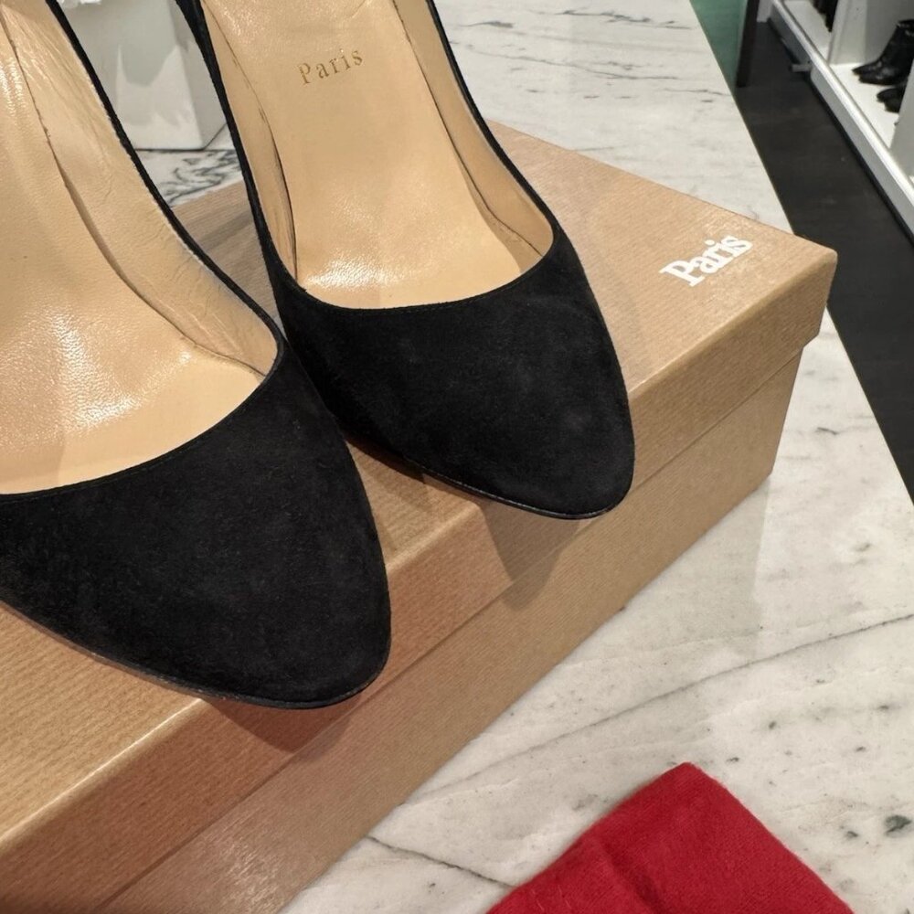 Christian Louboutin Black Eloise 100 Pump - Picture 7 of 7